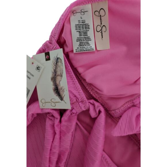 Jessica Simpson Cross Back Tankini Top - Picture 7 of 9